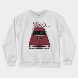 Chevrolet Nova 1969 - 1972 - maroon Crewneck Sweatshirt